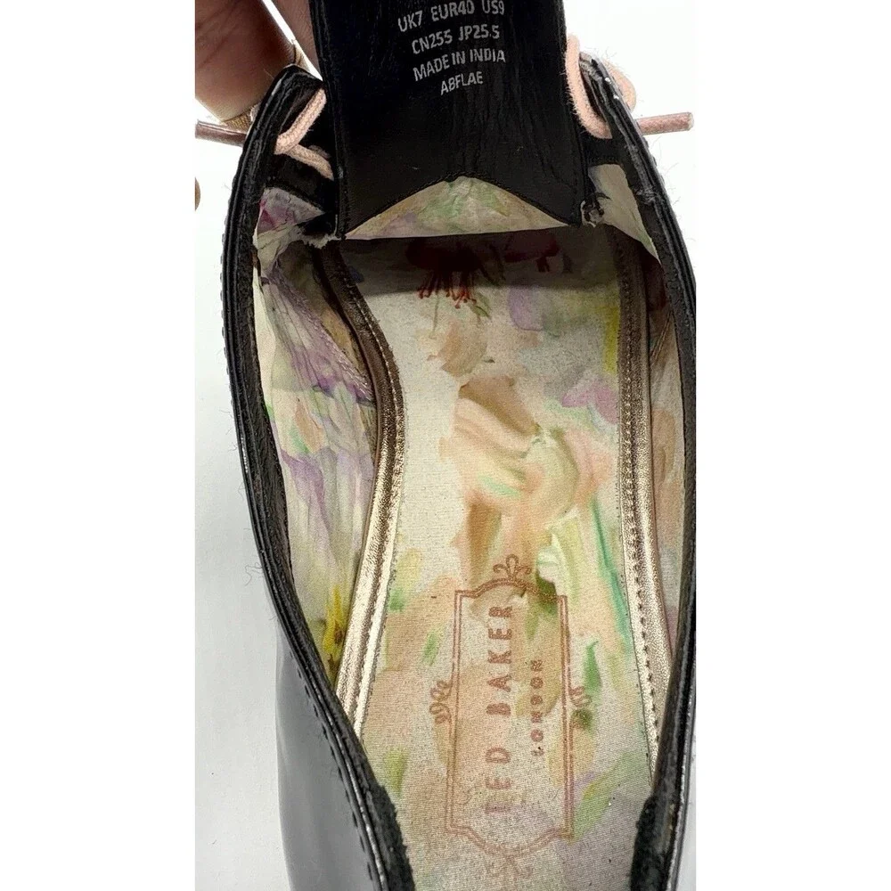 Ted Baker Black Loafers size 9